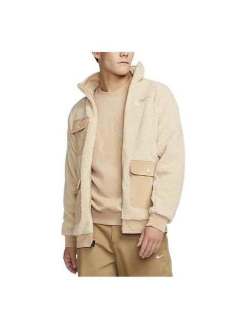 Nike Sportswear Full-Zip Reversible Jacket 'Beige' DZ4713-126