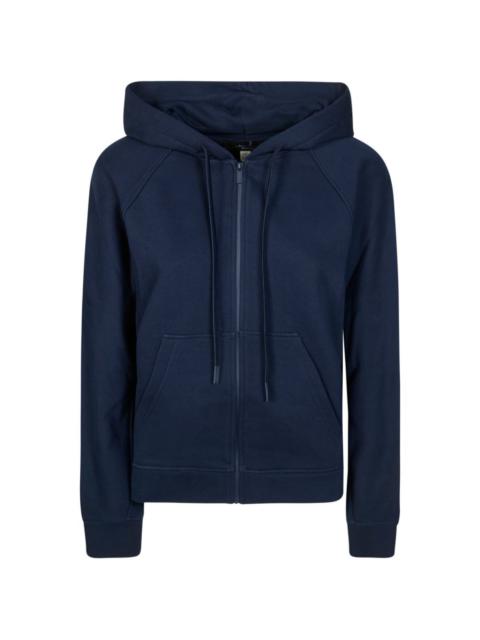 Nuvole zip-up cotton hoodie