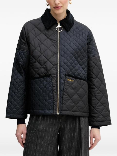 Danby quilted corduroy collar jacket