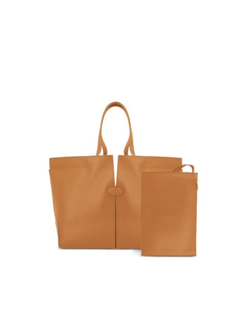 medium Di Bag Folio leather tote bag