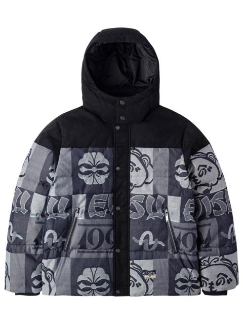 Allover Henohenomohe Godhead Jacquard Regular Fit Down Jacket