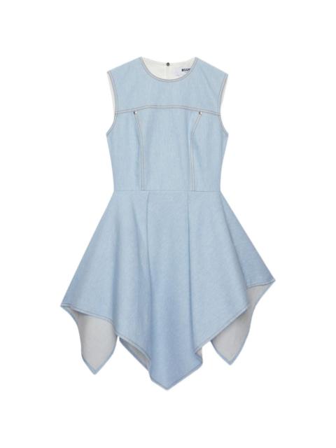 seam sleeveless dress