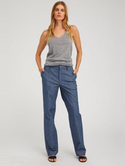 INDIGO DENIM CLASSIC TROUSERS