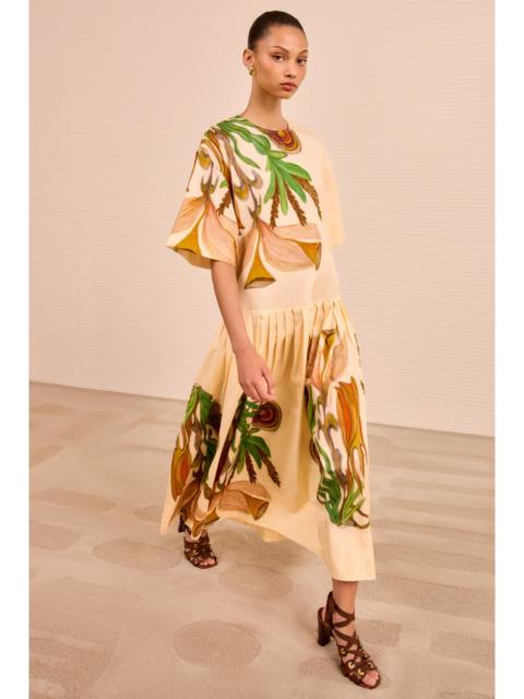 Aniline Drop Waist Cotton Dress