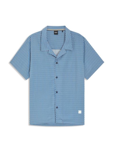 REGULAR-FIT SHIRT WITH ALL-OVER PRINT