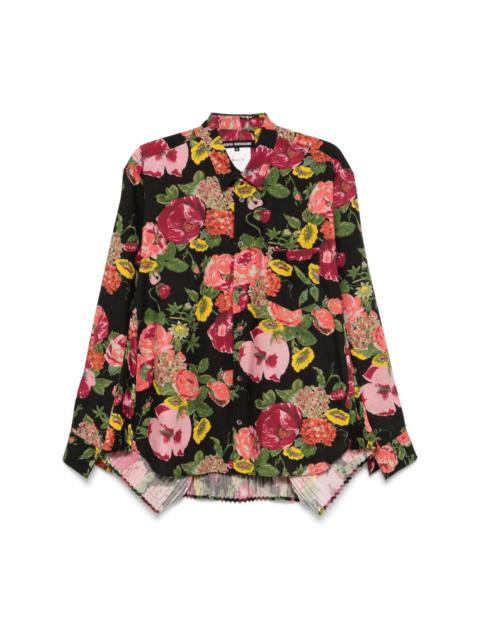floral-print shirt