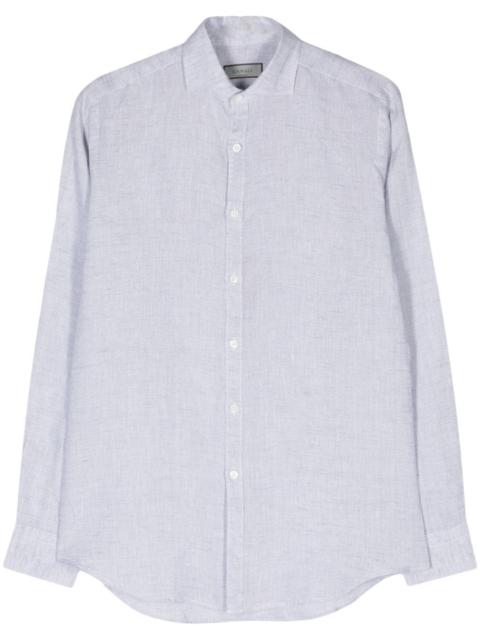 long-sleeve linen shirt