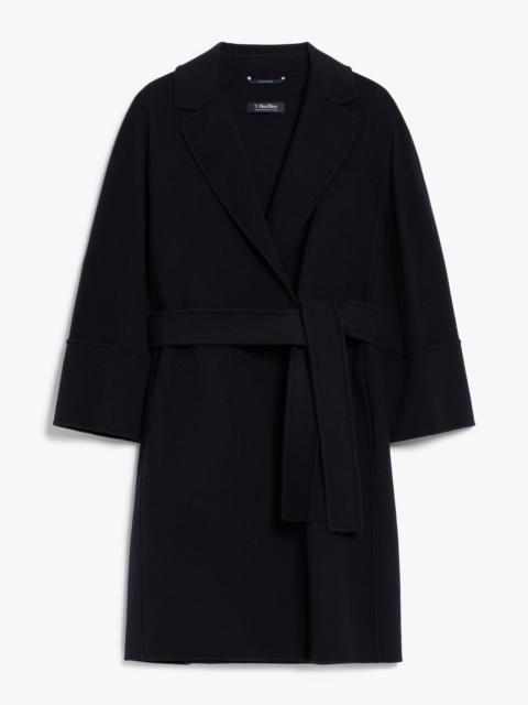 ARONA Short double-faced wool coat