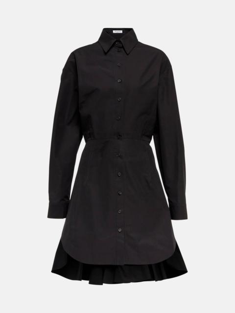 Cotton poplin shirt dress