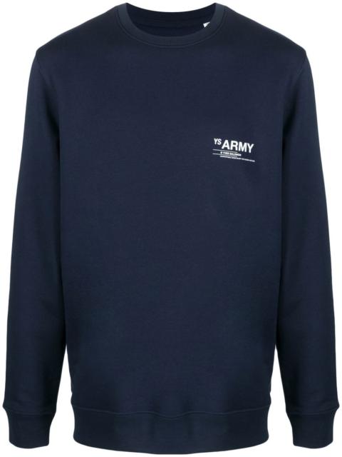 organic-cotton-blend sweatshirt