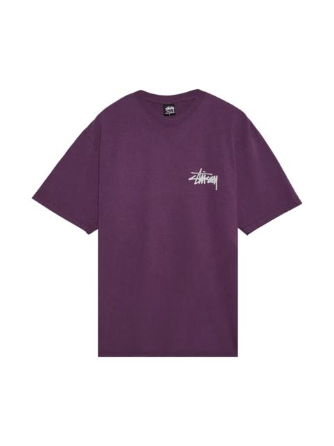 Stussy Old Phone Pigment Dyed T-Shirt 'Purple'