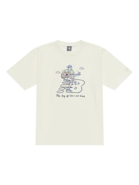 New Balance x PK Guitar Graphic T-Shirt 'Ivory' NEE26021-IV