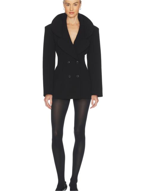 The Rampling Blazer in Thick Crepe