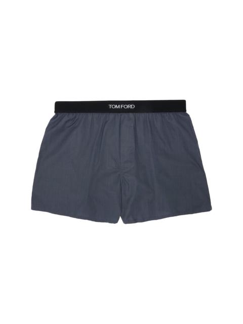 Gray Cotton Boxers