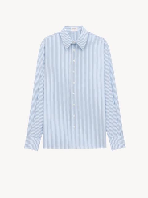 SHIRT IN OXFORD STRIPE COTTON