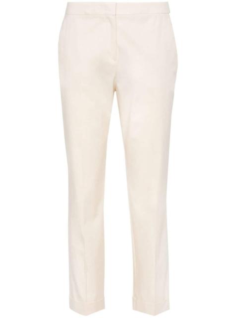 cropped gabardine trousers
