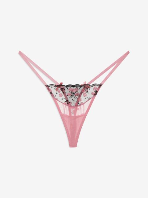 Rose Cluster Thong Panty