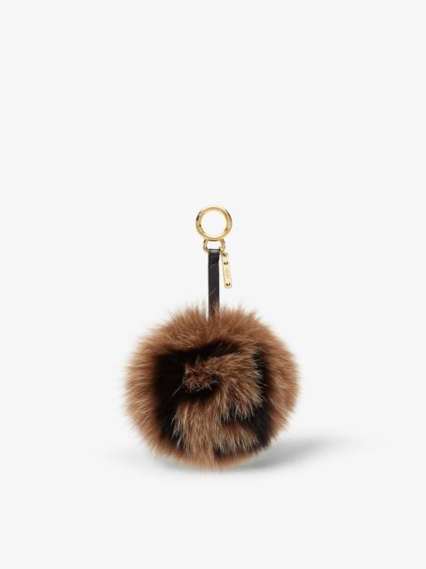 Multicolor fur charm