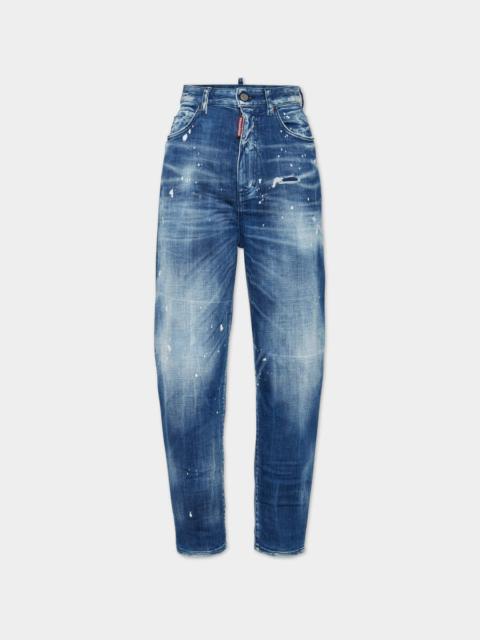 MEDIUM FILO BLU WASH 80'S JEANS