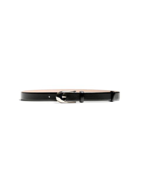 Dome Leather Belt black