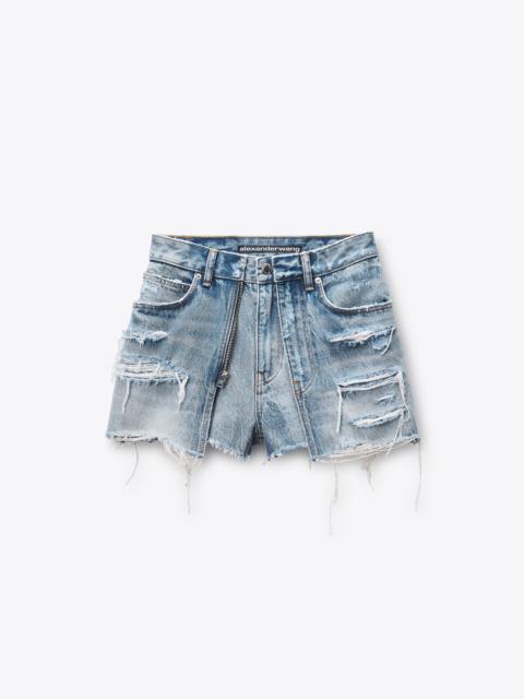 Distressed Layered Short