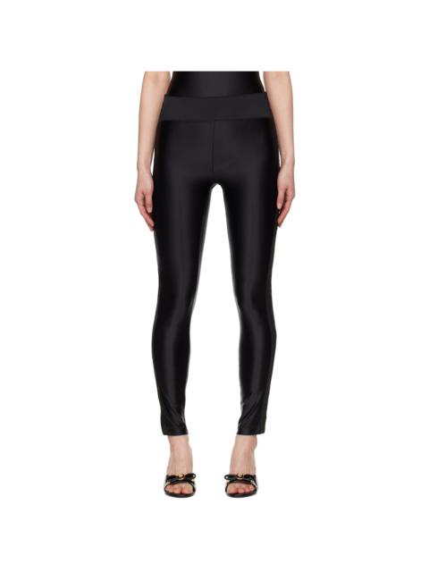 Black Logo Trim Leggings