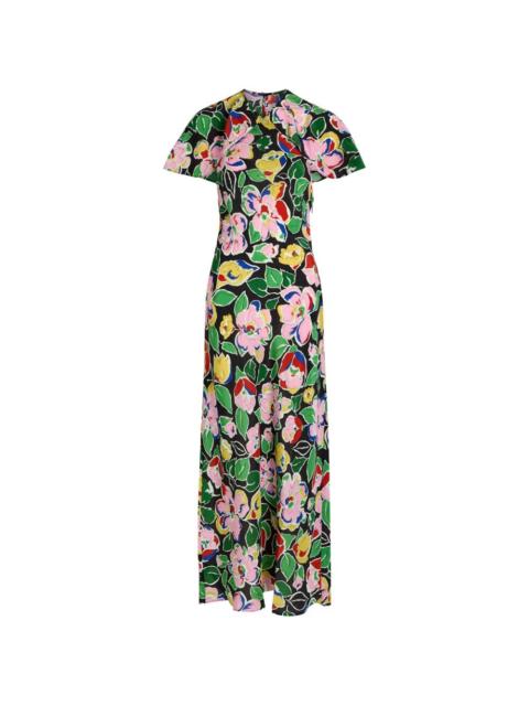 Aryella floral-print midi dress