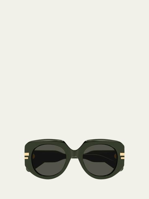 Marcie Oversized Acetate Square Sunglasses