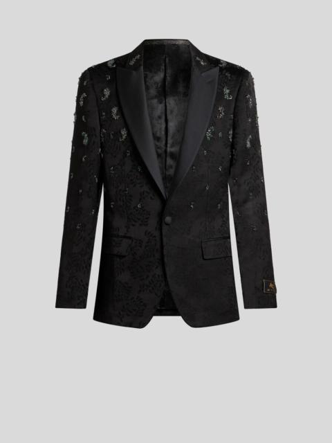 LINEN-BLEND EVENING JACKET