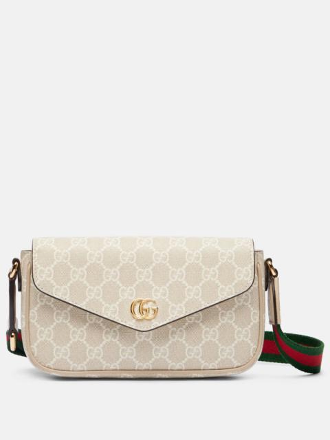 Ophidia canvas crossbody bag