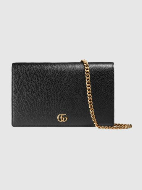 GG Marmont leather mini chain bag