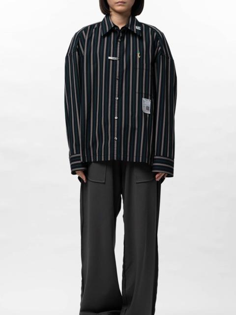 Leon Embroidery Stripe Shirt