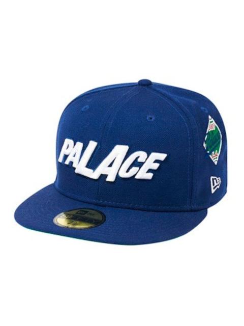 Palace x New Era LA Fitted Hat Blue