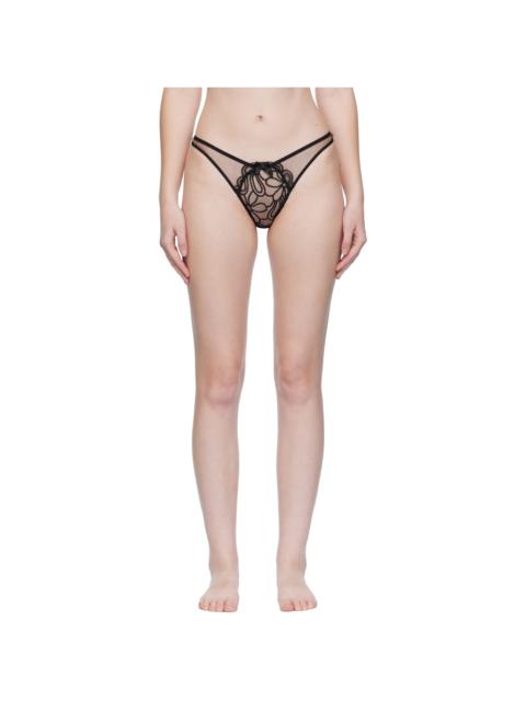 Black Nelle Thong