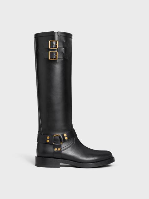 HIGH BOOT CELINE BIKER in CALFSKIN - VEGETAL TANNING
