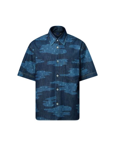 Monogram Short-Sleeved Chambray Shirt