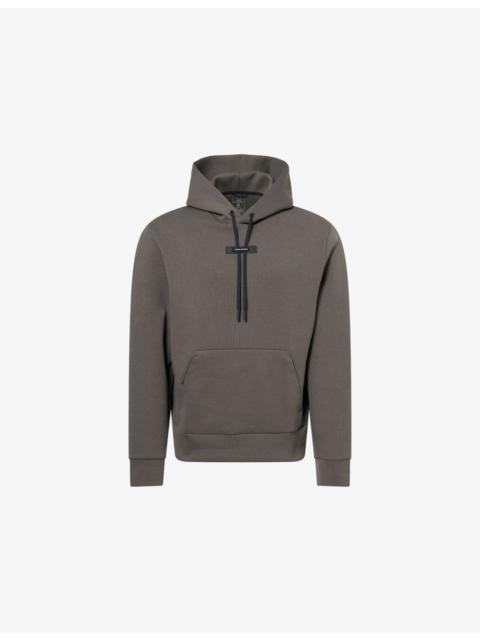 Focus Tech Regular-Fit Stretch-Cotton Blend Hoodie