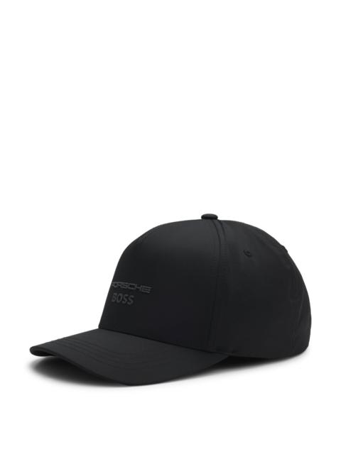 PORSCHE X BOSS TWILL CAP WITH LOGO DETAIL