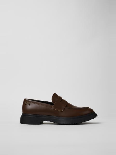 Brown Leather Moccasin/Nautical Shoes for Men.