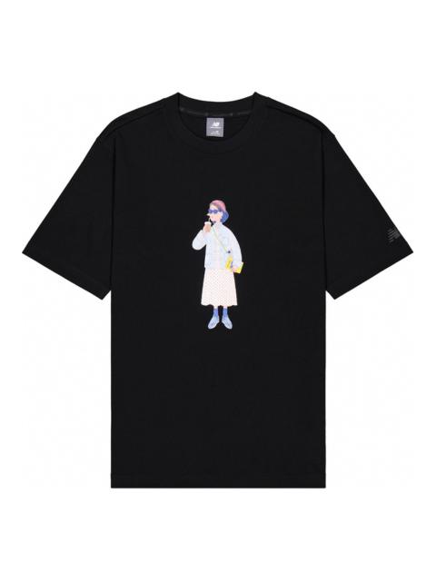New Balance x Mr. Slowboy Graphic T-shirt 'Black' NEE28093-BK