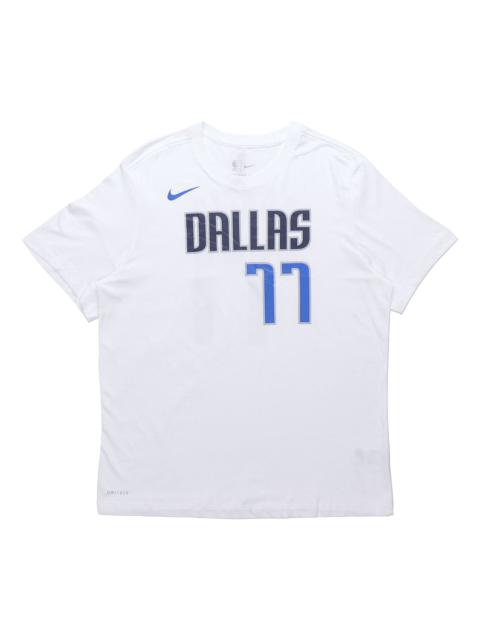 Nike Dallas Mavericks DRI-FIT NBA TEE Men White BQ1525-109