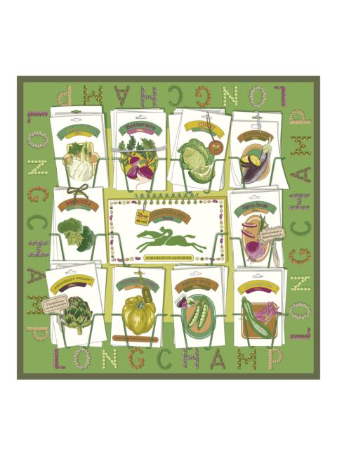 In the Vegetable Garden Silk scarf 70 Laurel - OTHER
