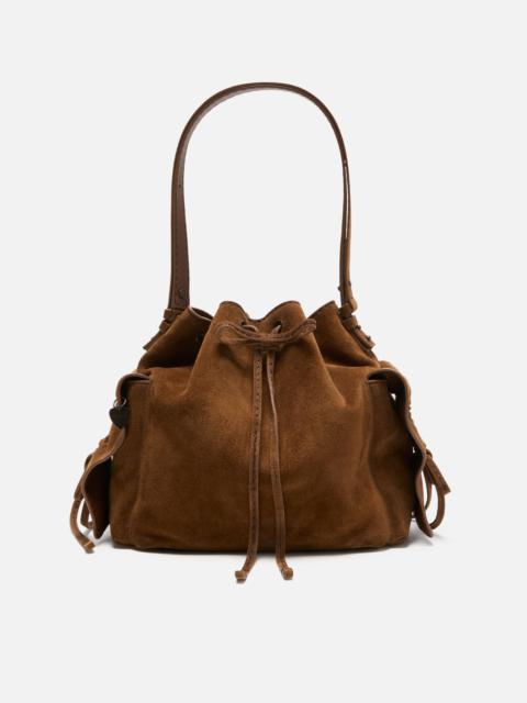 Multipocket Bucket Bag - Cognac brown
