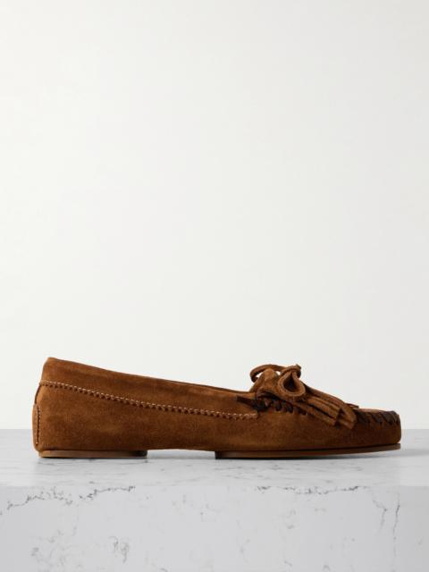 Indiana Fringed Suede Loafers