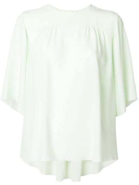 fluid trapeze blouse