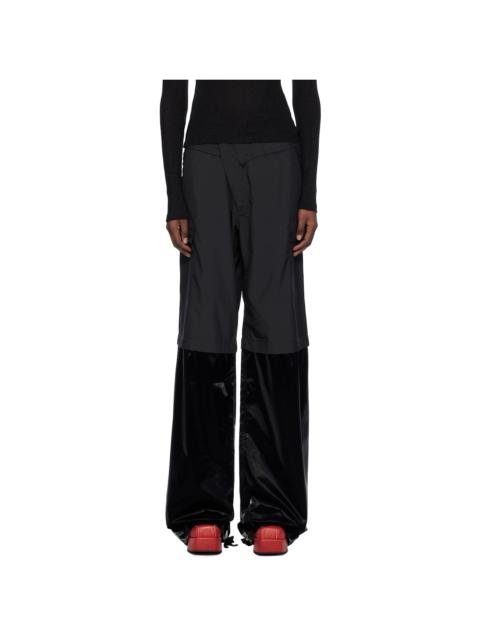 Black Baggy Cargo Pants