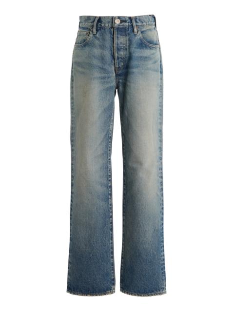 Randolph Rigid Straight-Leg Jeans light wash