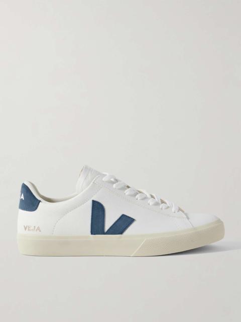 Campo Suede-Trimmed CWL Leather Sneakers