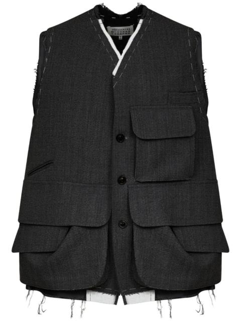 cargo wool vest