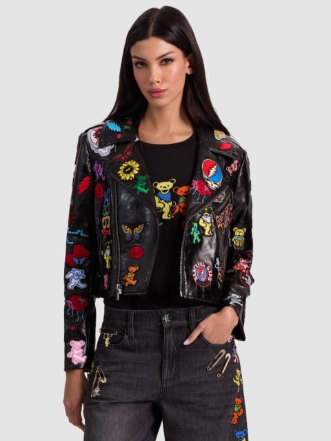 A+O X GRATEFUL DEAD CODY VEGAN MOTO JACKET